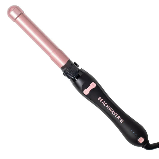 Beachwaver B1 Midnight Rose Rotating Curling Iron | Professional Auto-Rotating Ceramic Hair Curler for Beautiful Beach Waves | Long-Lasting Curls with Adjustable Heat Settings | Perfect for All Hair Types
